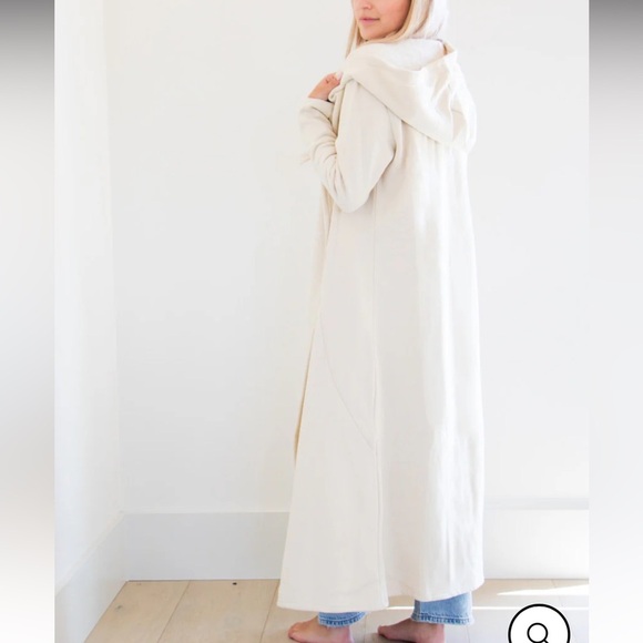 Priv CloudNine Fleece Hooded Cozy Lounge Cardigan Coatigan Women’s Sz XS NWT - Picture 2 of 10